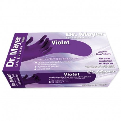 Manusi nitril Dr Mayer violet 100buc
