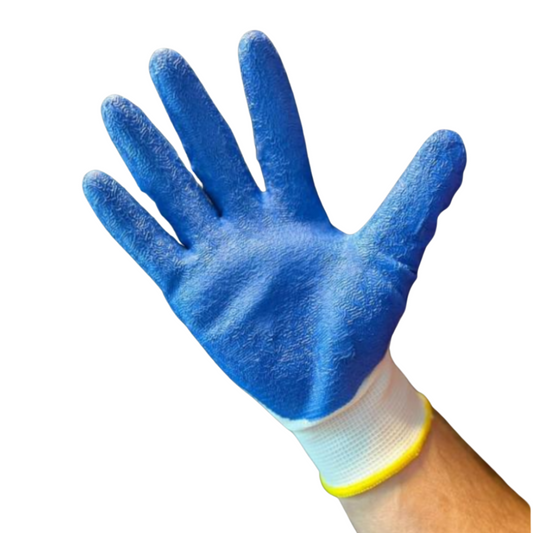 Manusi protectie din poliester acoperite cu latex