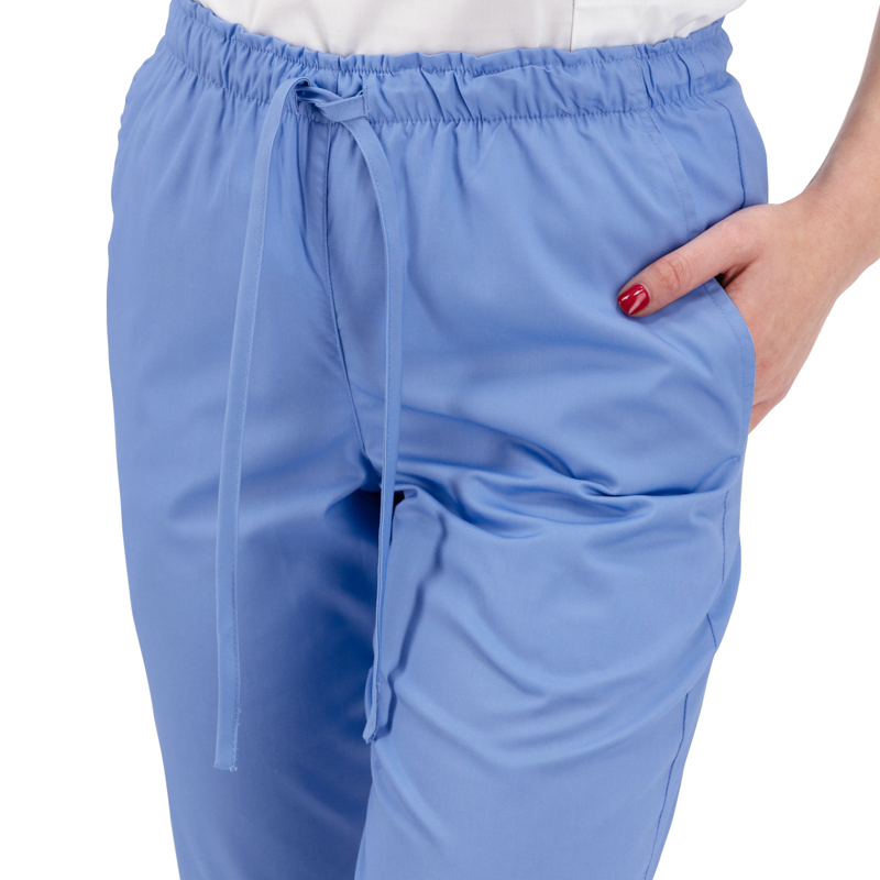 Pantaloni bleu unisex poplin 160g Alessi