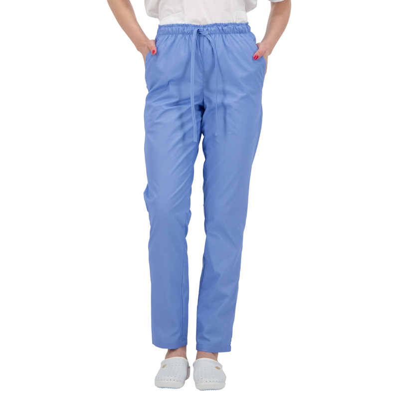 Pantaloni bleu unisex poplin 160g Alessi