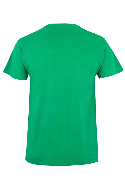 Tricou jersey tubular simplu 155g maneca scurta verde kelly Melbourne