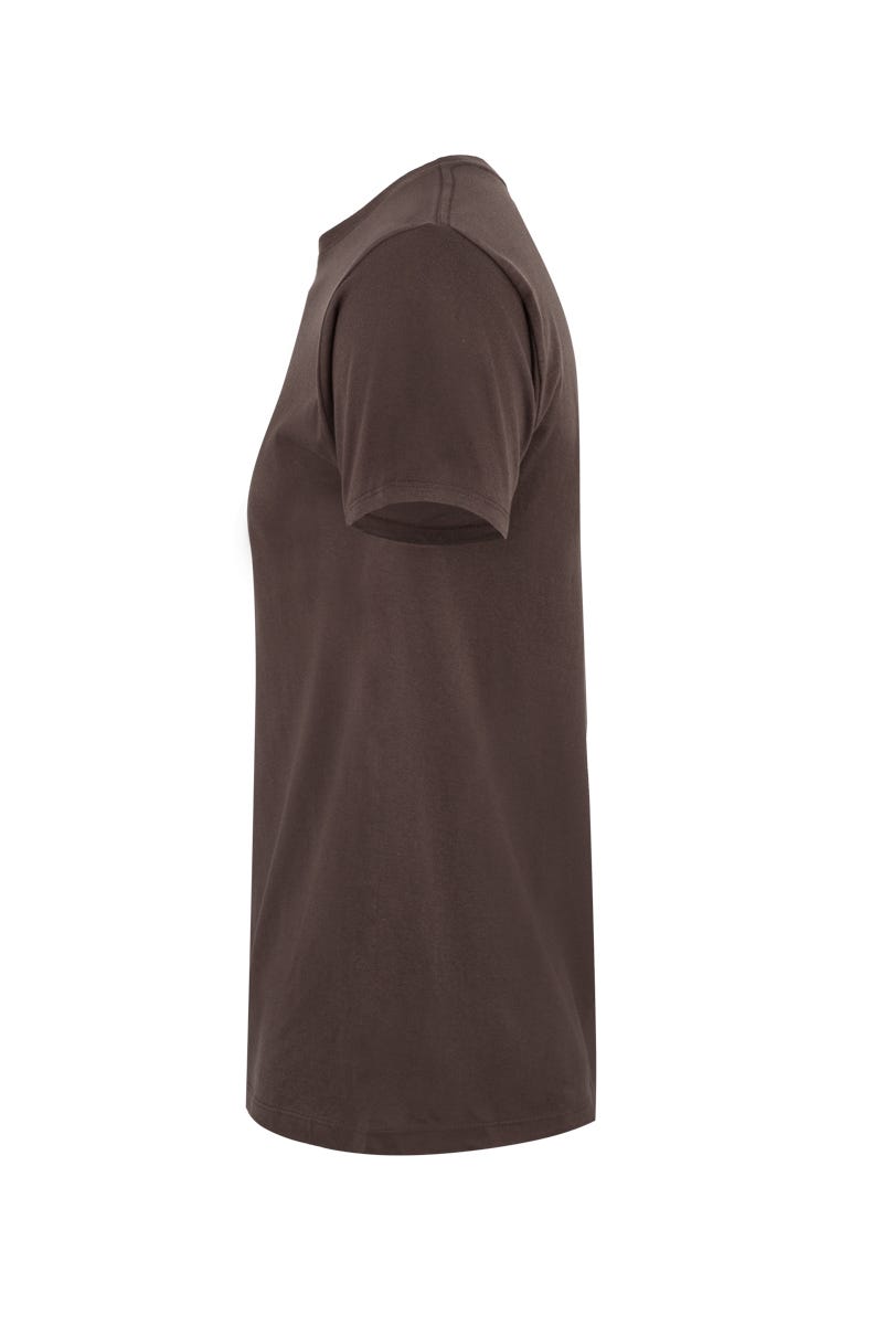 Tricou jersey tubular simplu 190g maneca scurta maro Palm