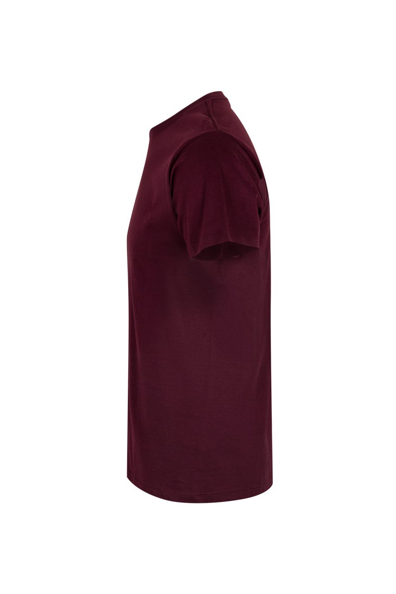 Tricou jersey tubular simplu 190g maneca scurta visiniu Palm