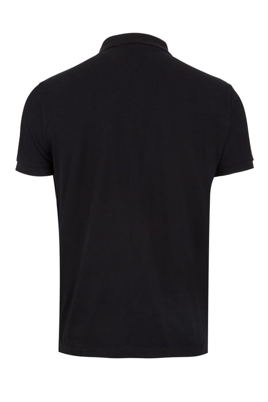 Tricou polo bumbac/poliester 210g maneca scurta negru Gibson