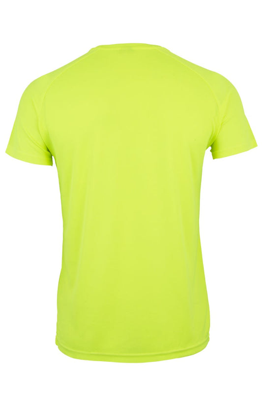 Tricou poliester 130g maneca scurta galben fluo MK520V