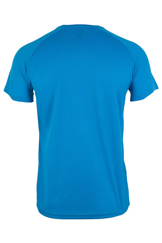 Tricou poliester 130g maneca scurta albastru atol MK520V