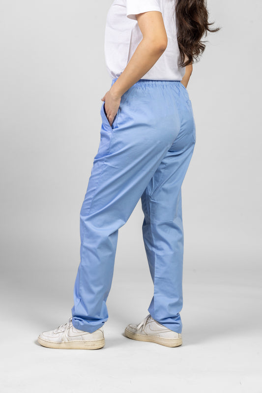 Pantaloni bleu unisex poplin 160g Alessi