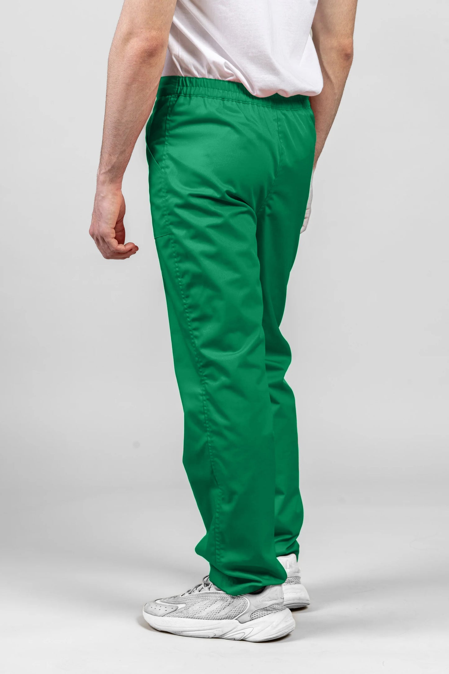 Pantaloni de lucru verzi unisex tercot 195g Costin