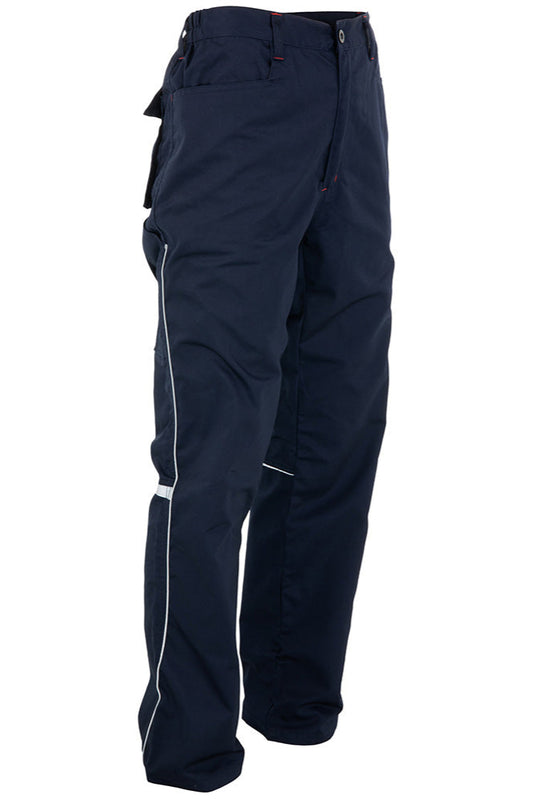 Pantaloni de protectie standard Andura Renania bleumarin/rosu (2B22)(90552)