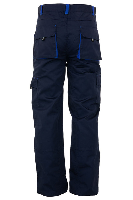 Pantaloni de protectie standard Fiji Renania bleumarin/albastru royal (4B08)(90842)