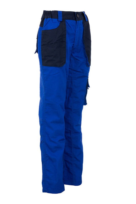 Pantaloni de protectie standard Vulcano Renania albastru royal/bleumarin (55B4)