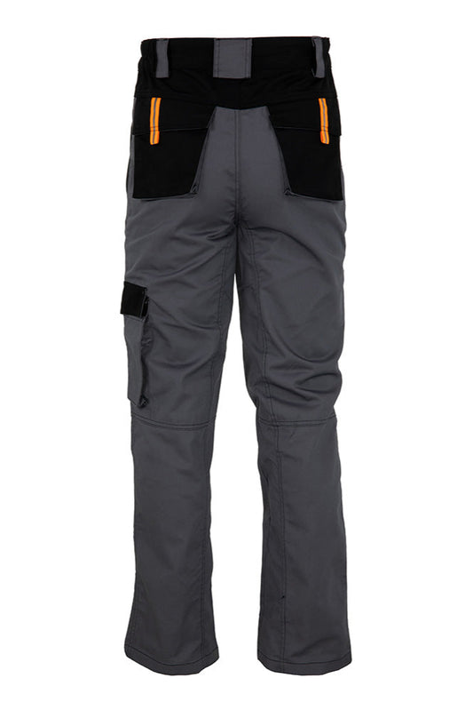 Pantaloni de protectie standard Vulcano Renania gri/negru (55B4)