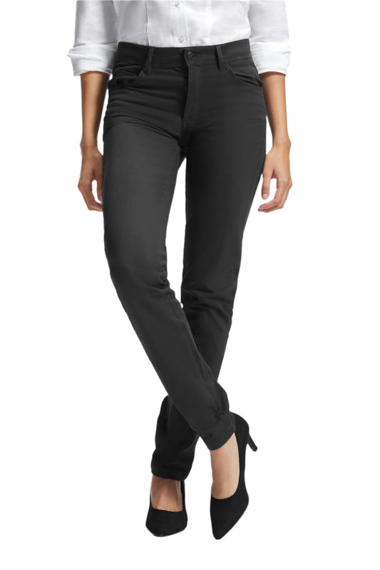 Pantaloni negri dama bumbac 280g Hilton
