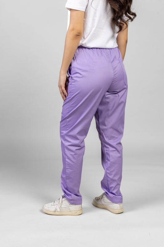 Pantaloni lila unisex poplin 160g Alessi