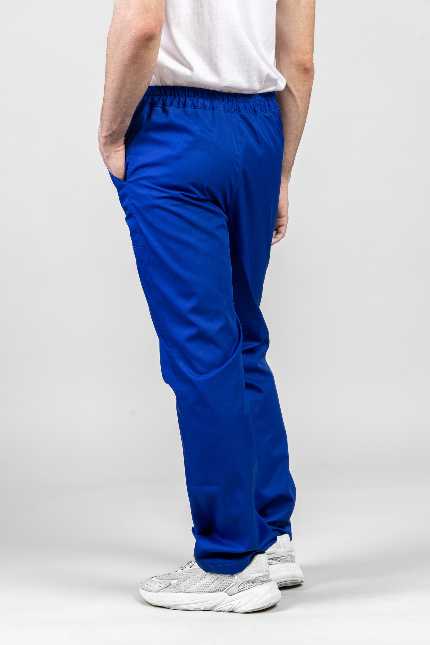 Pantaloni de lucru albastri unisex tercot 195g Costin