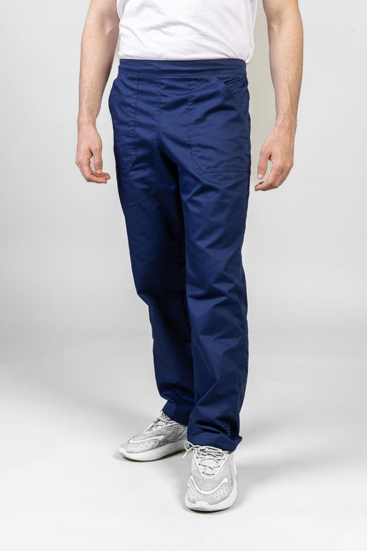 Pantaloni de lucru bleumarin unisex tercot 195g Costin
