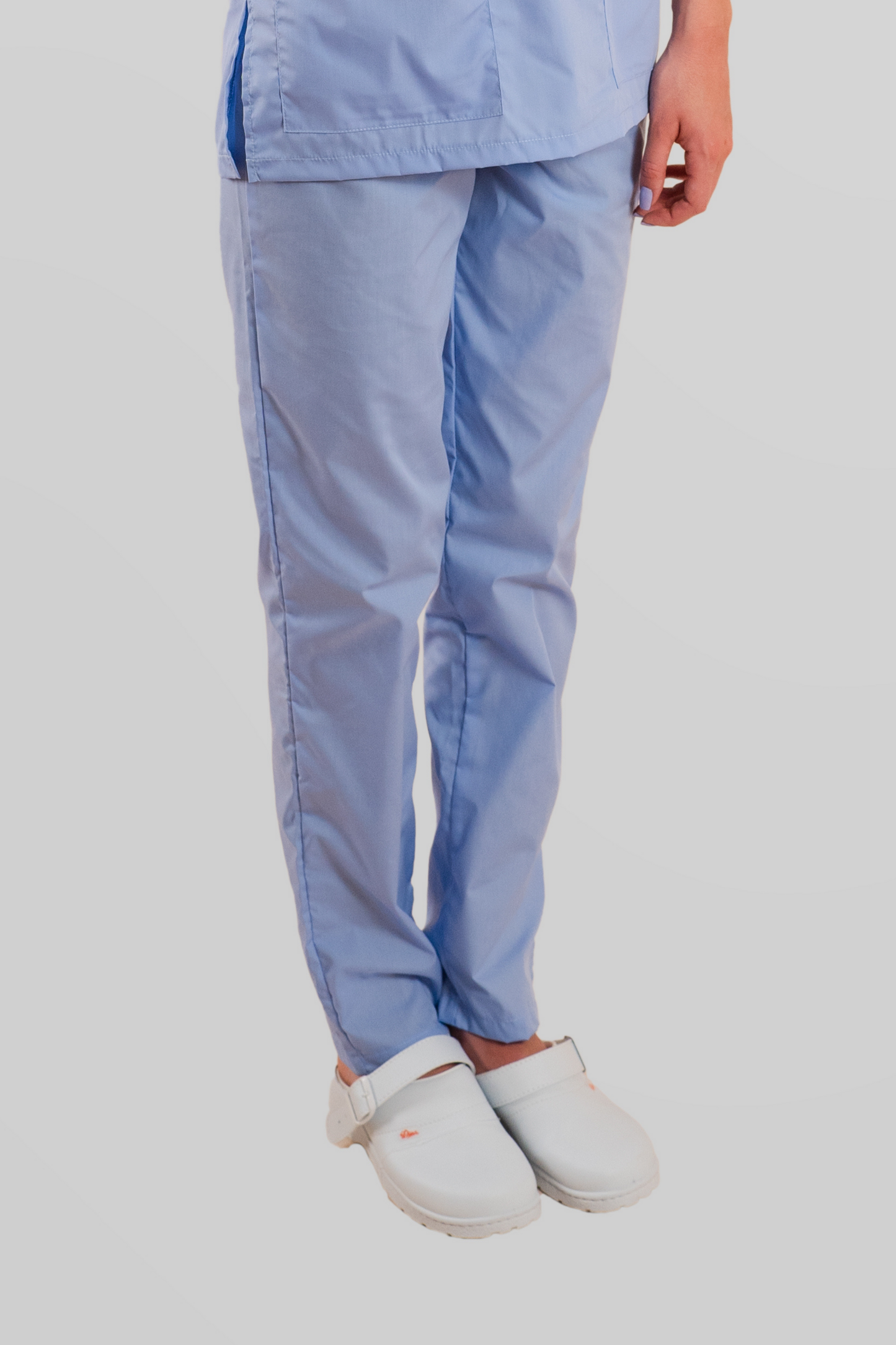 Pantaloni medicali bleu unisex poplin 115gr Albert