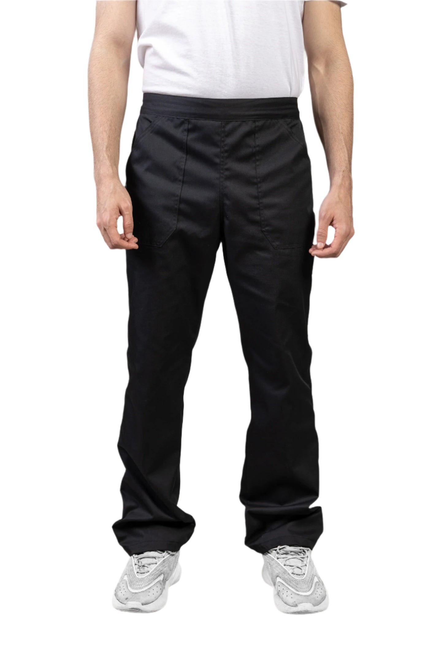 Pantaloni de lucru negri unisex tercot 195g Costin