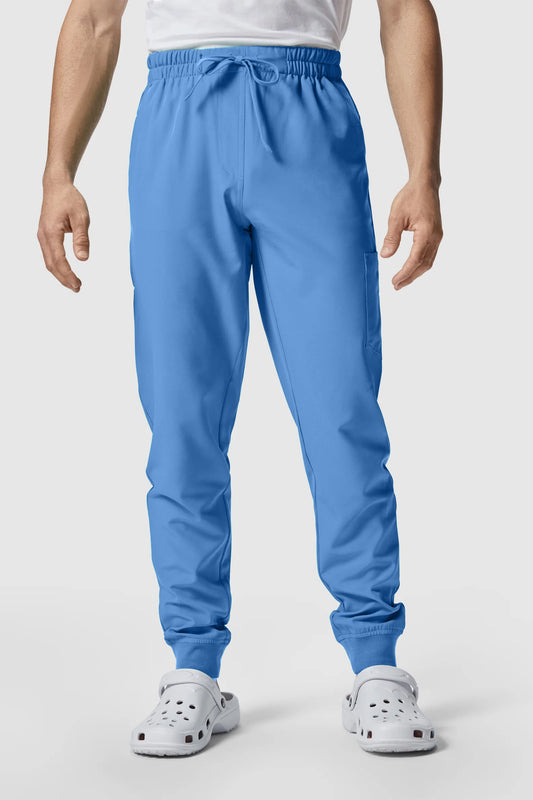 Pantaloni Bleu Unisex Poliester 170g Fiber