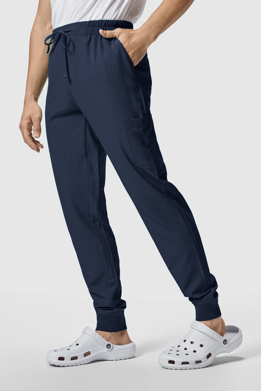 Pantaloni bleumarin unisex poliester 170g Fiber