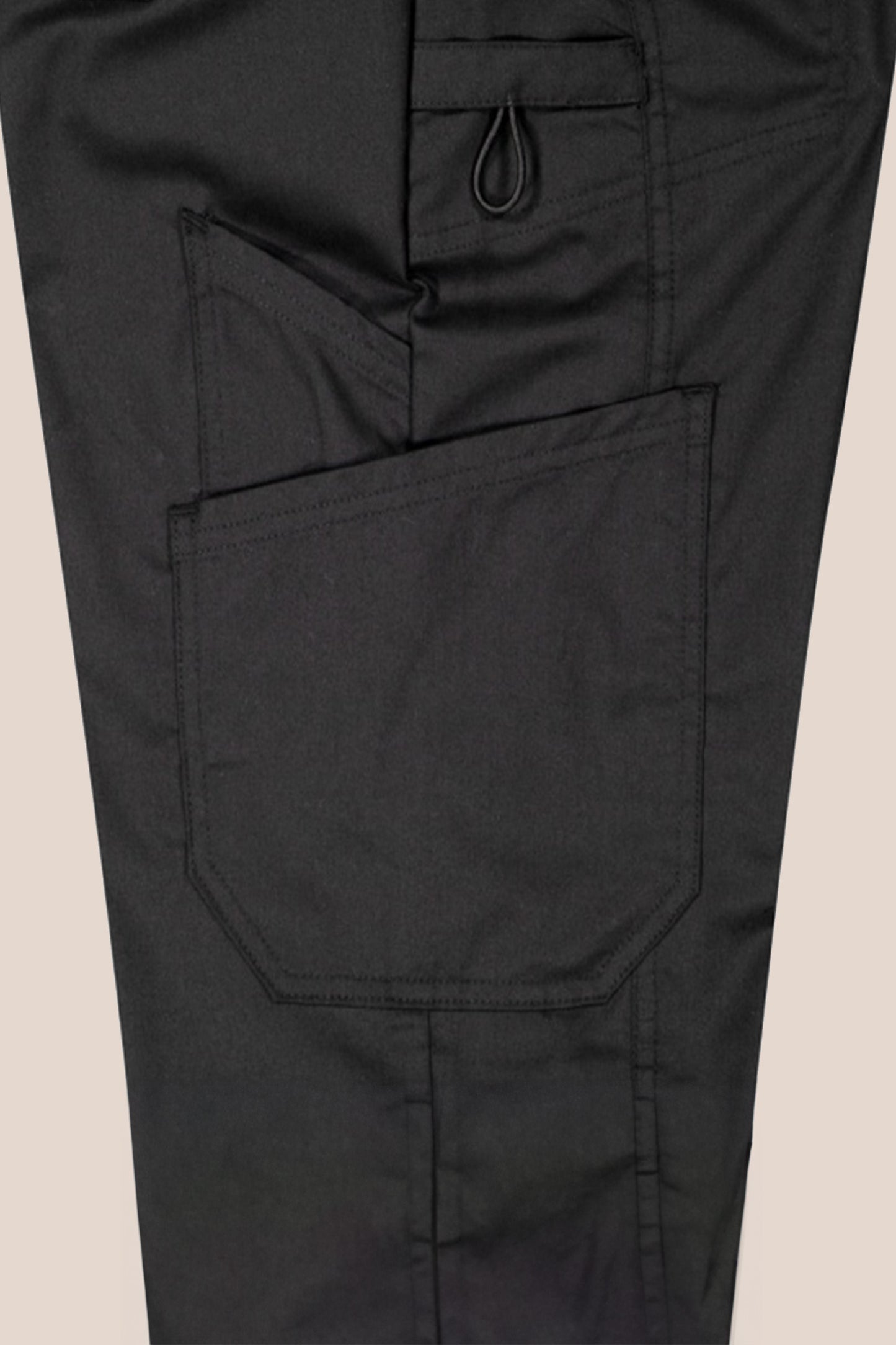 Pantaloni medicali stretch tercot 165g negru unisex Dante