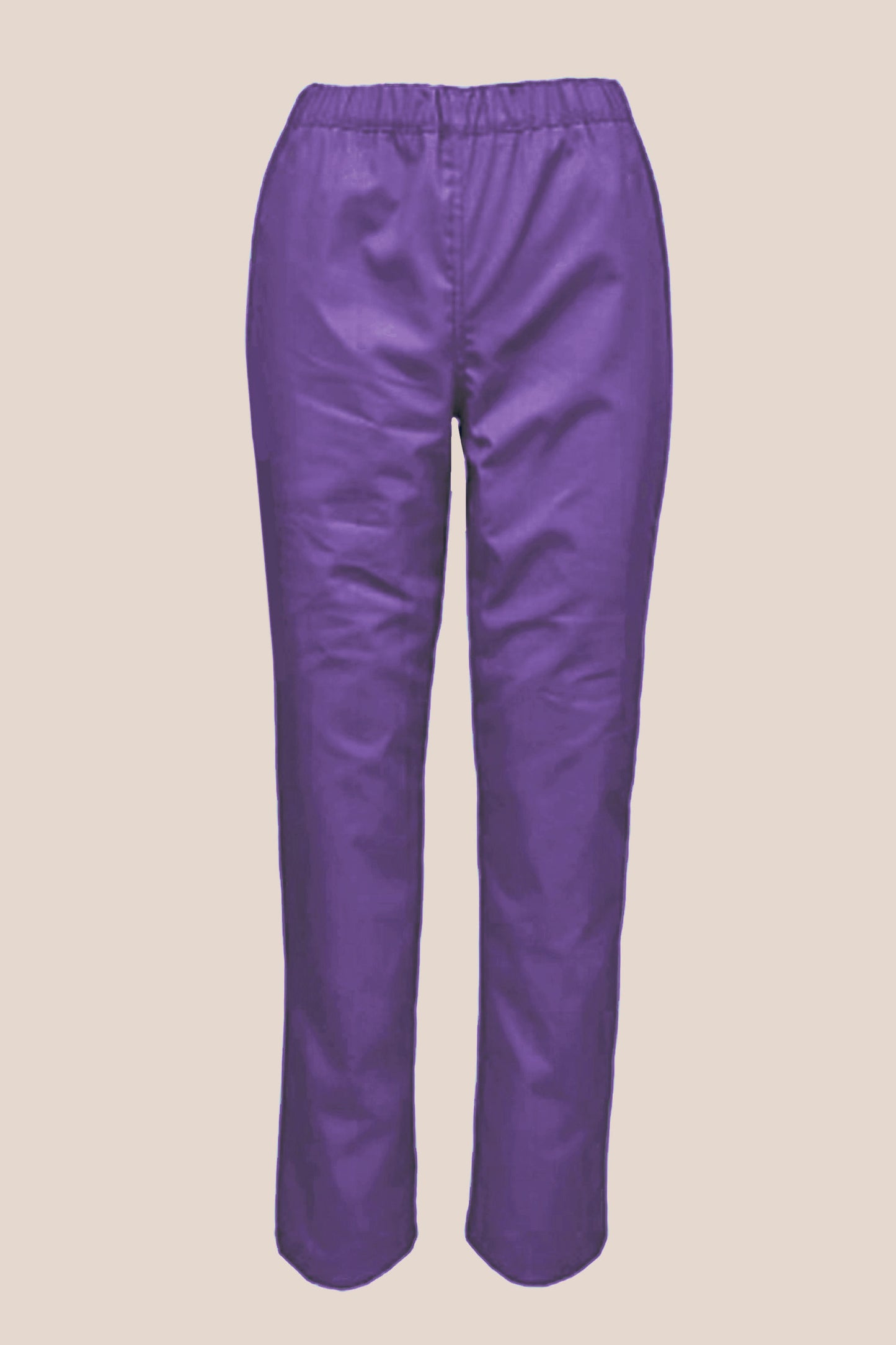 Pantaloni lila unisex poplin elastan 165g Eric