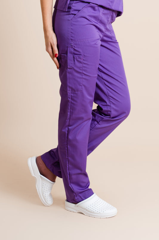 Pantaloni Violet Unisex Poplin 165g Mihnea