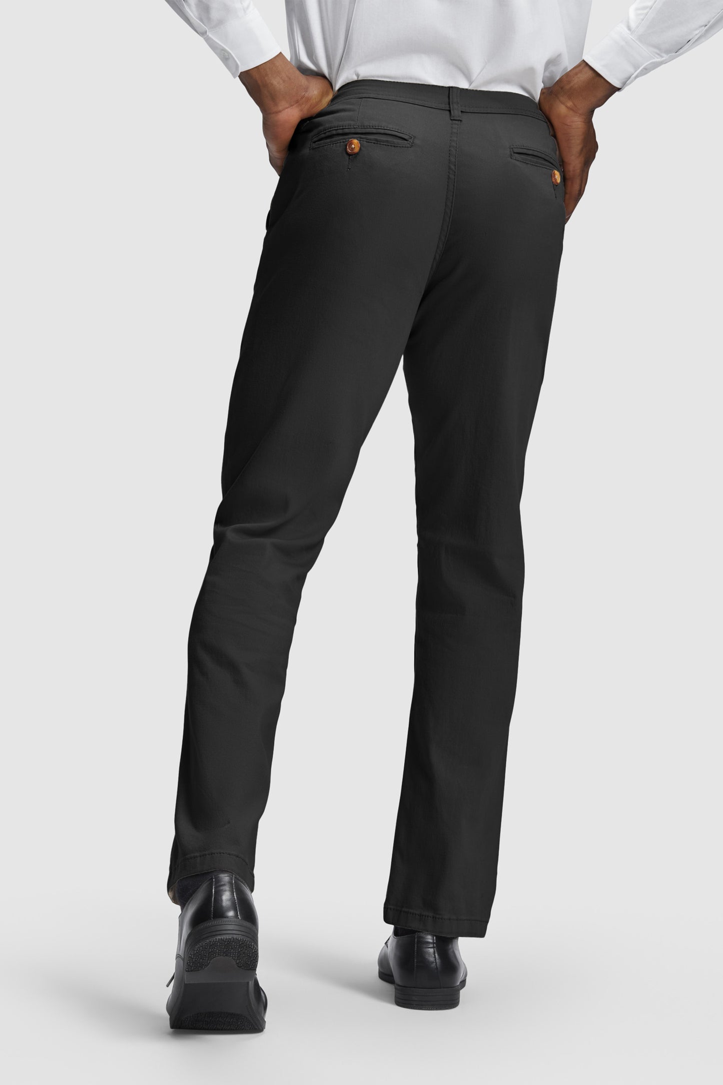 Pantaloni negri barbat bumbac 280g Ritz