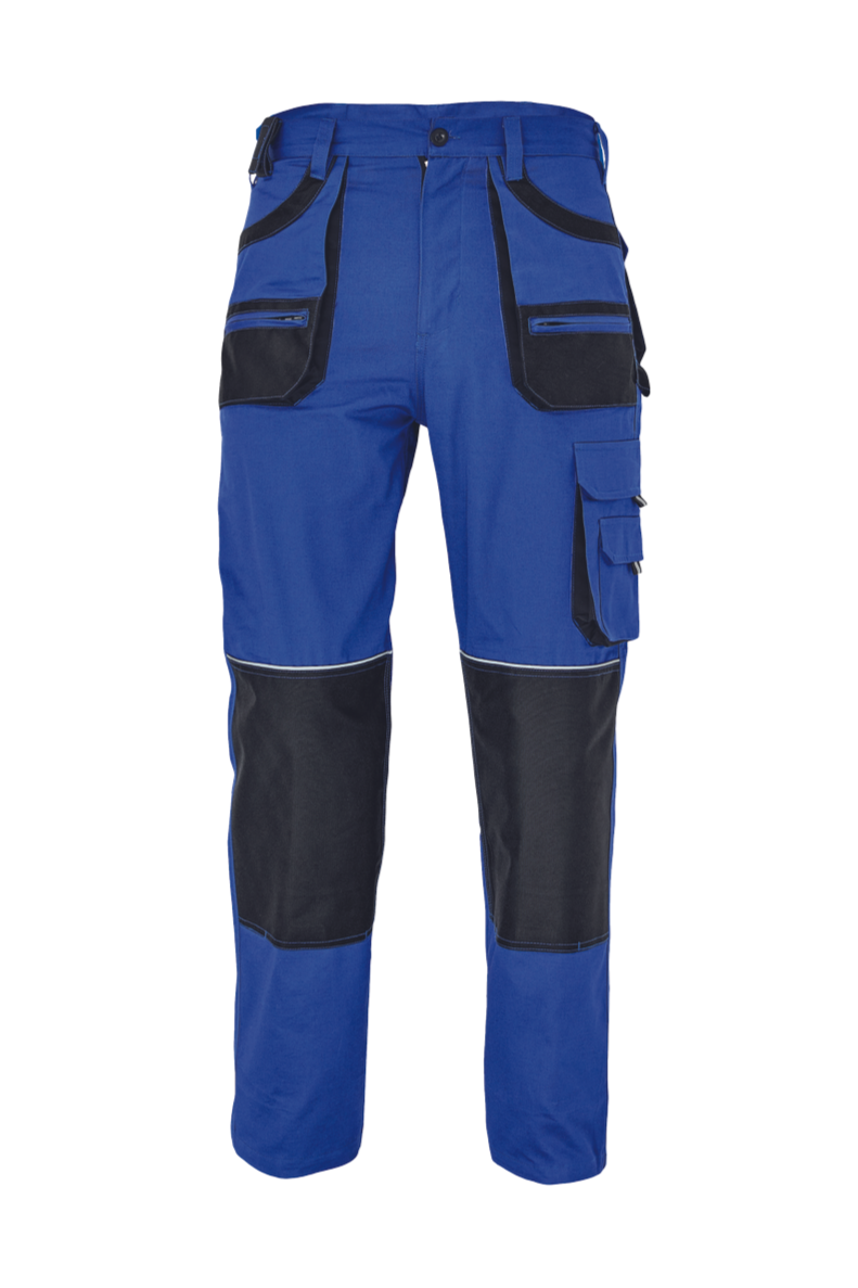 Pantaloni standard albastru-negru unisex tercot 235g Carl