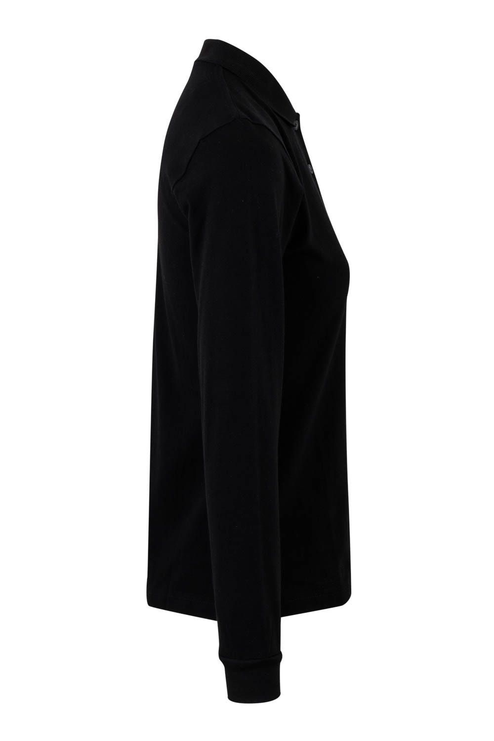 Tricou polo bumbac 200g dama maneca lunga negru Hobart Woman