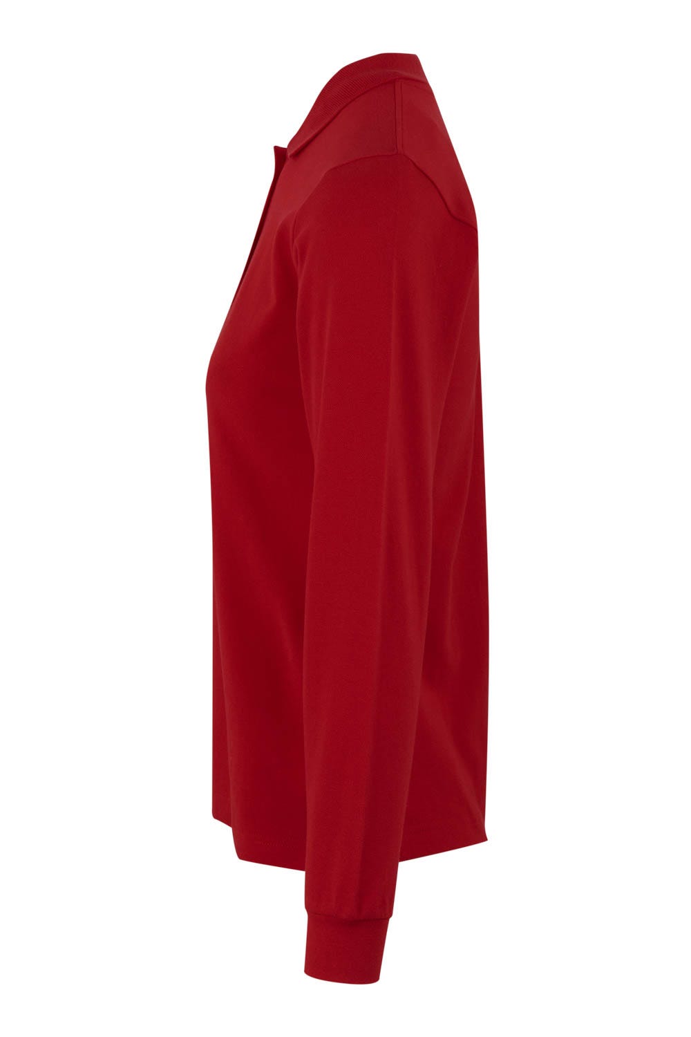 Tricou polo bumbac 200g dama maneca lunga rosu Hobart Woman