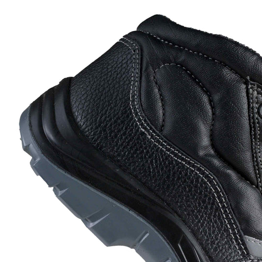 Bocanci piele bombeu metalic negru S3 SRC Sirin Prime 545