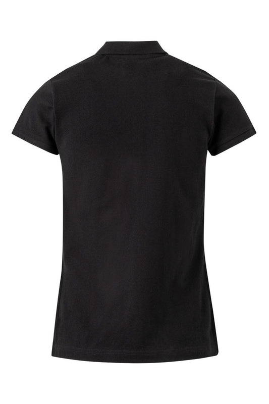 Tricou polo bumbac 210g dama maneca scurta negru Mackay Woman