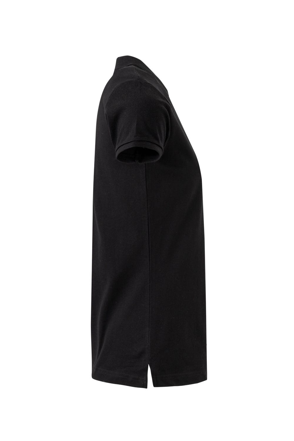 Tricou polo bumbac 210g dama maneca scurta negru Mackay Woman