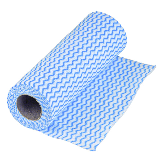 Rola lavete vascoza/poliester 40g/mp 39x32cm albastre 25buc Fala