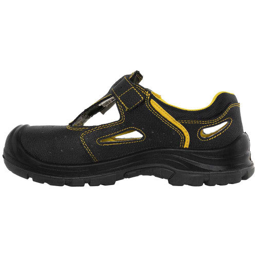 Sandale de protectie S1P din piele neagra New Yantai