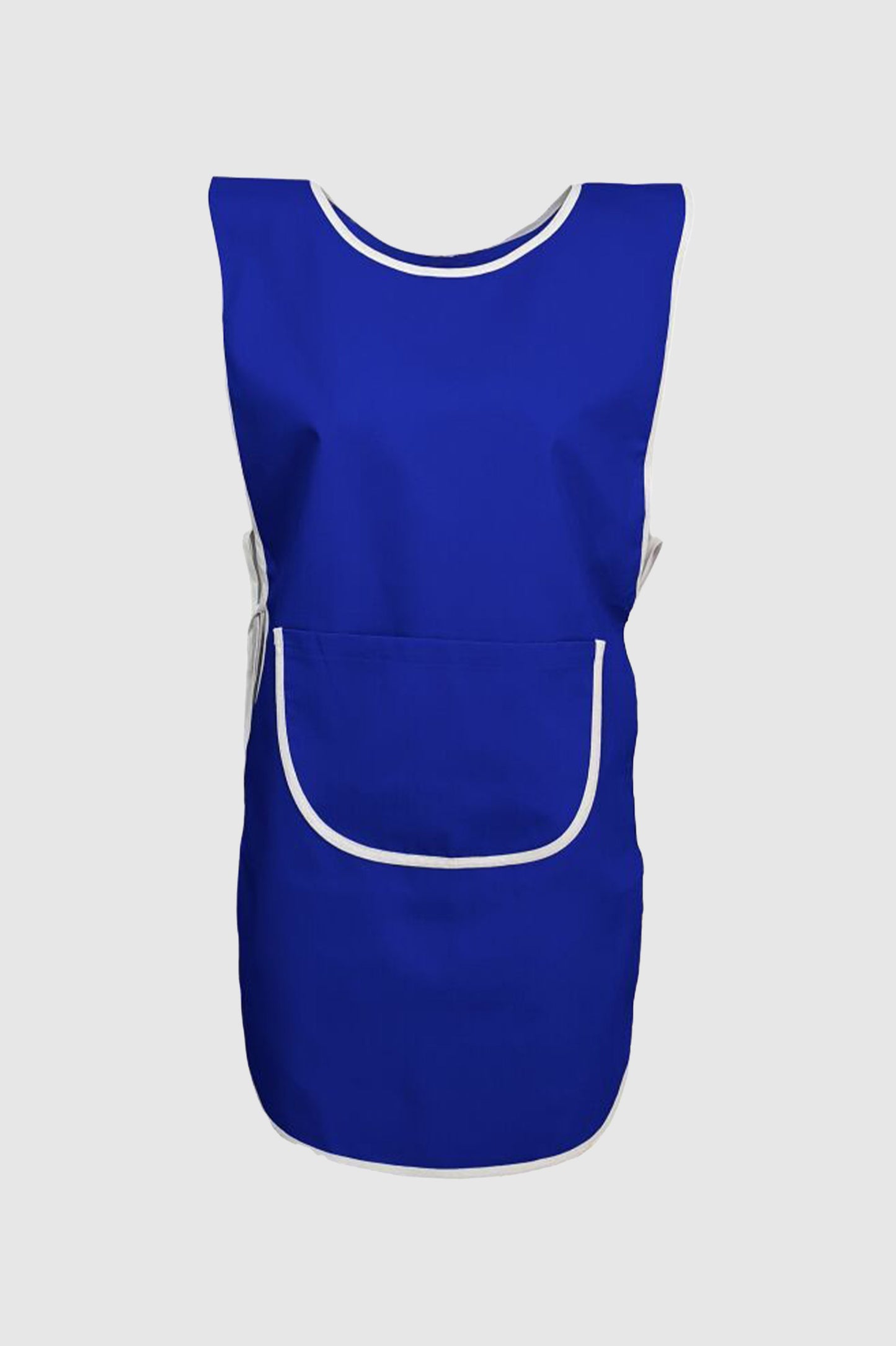 Sort poncho cu buzunar albastru/alb tercot 195g Duo