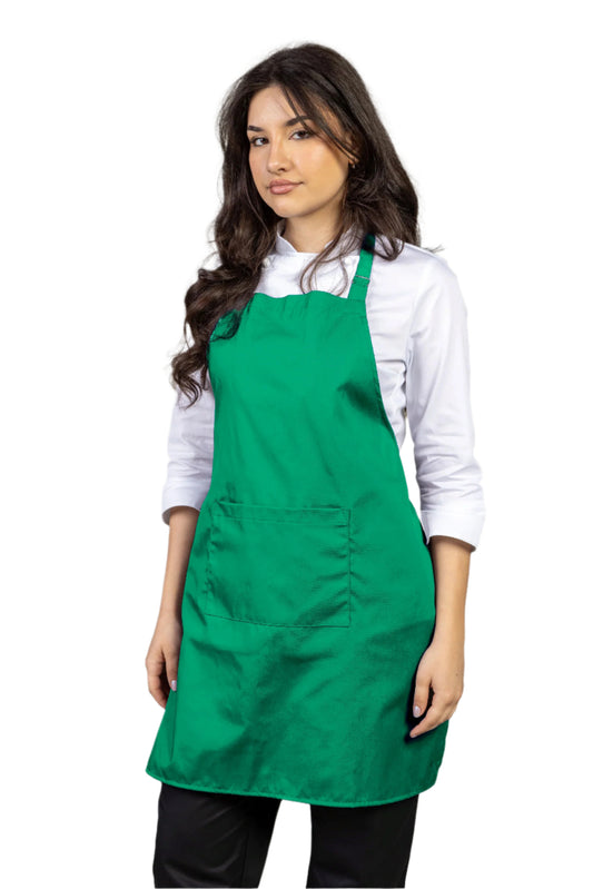 Sort bucatarie cu pieptar ajustabil verde tercot 195g Patrick