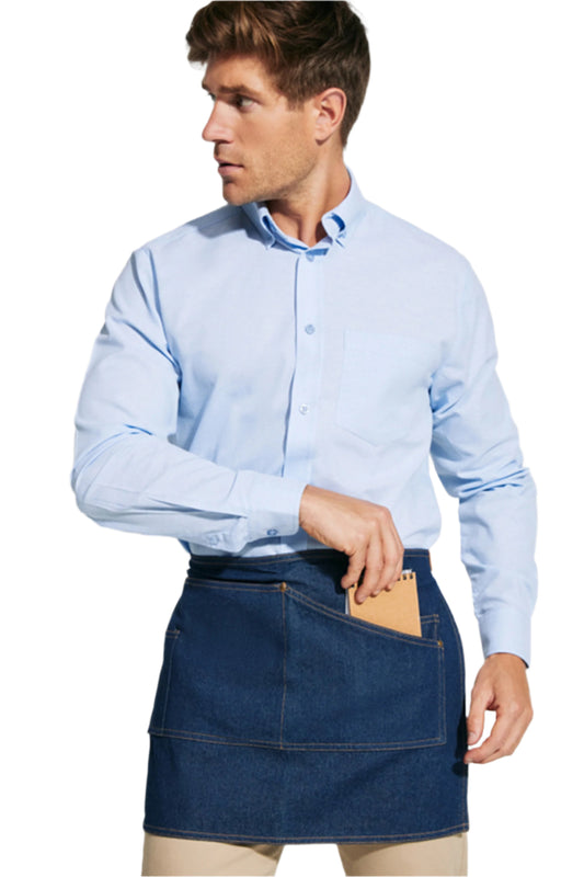 Sort ospatar denim albastru bumbac 250g Dacosta