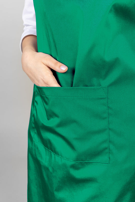 Sort bucatarie cu pieptar ajustabil verde tercot 195g Patrick