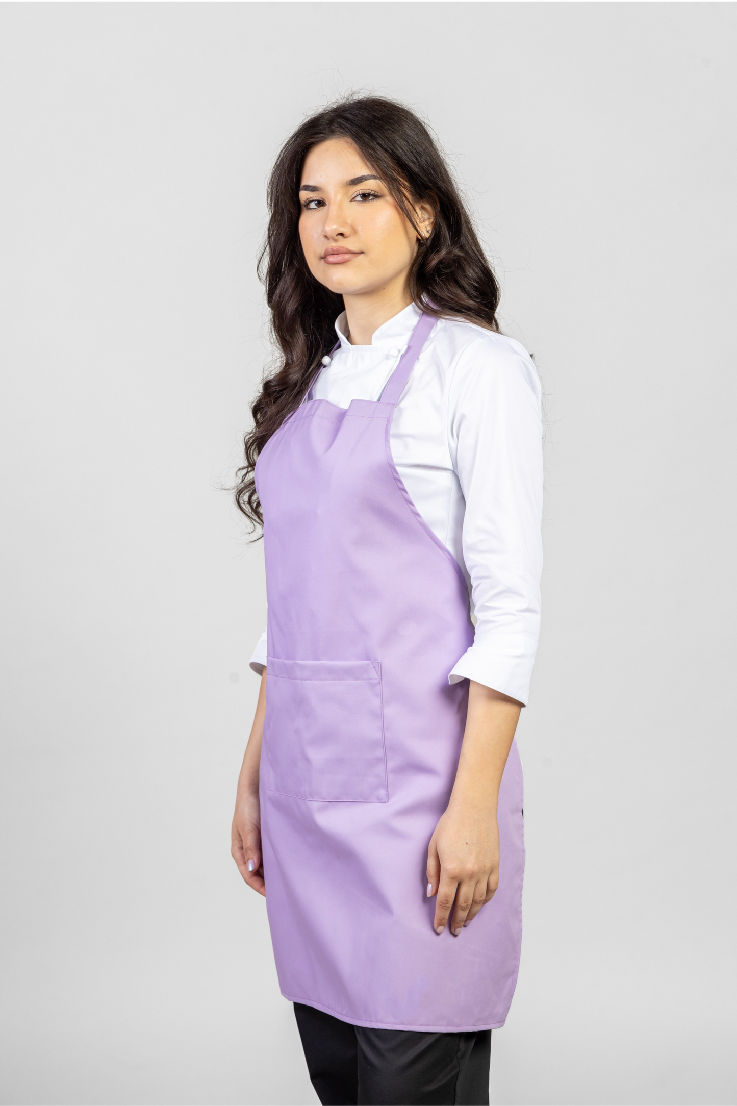 Sort bucatarie cu pieptar lila tercot 195g Missena