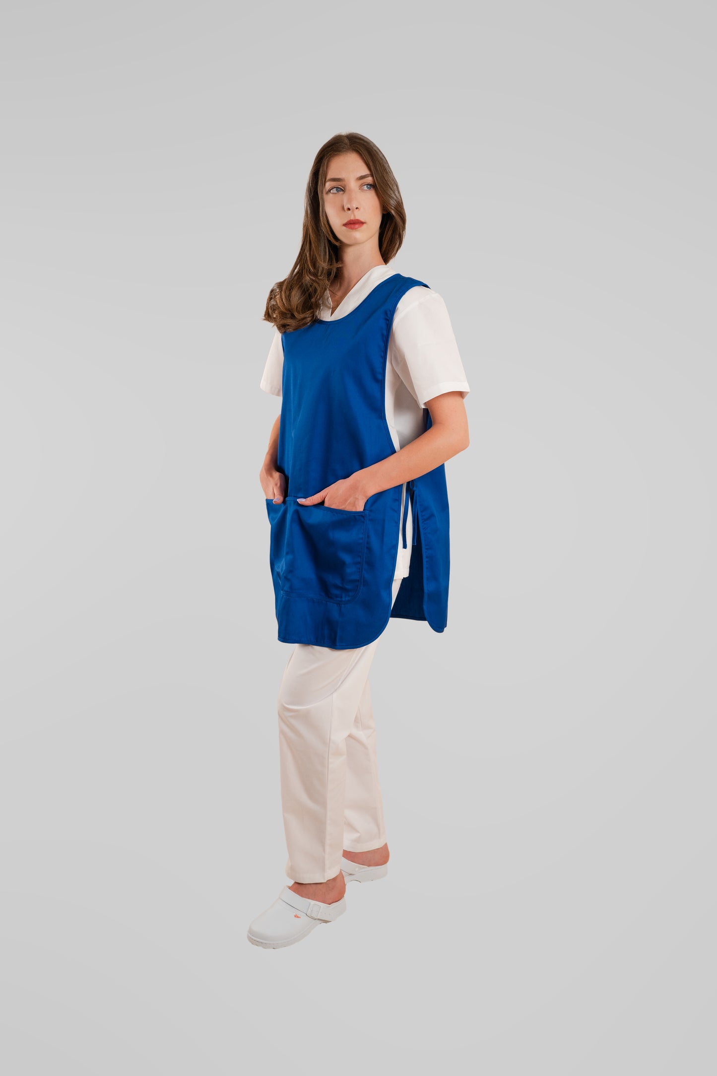 Sort dublu cu buzunar portionat albastru tercot 195g Arzak