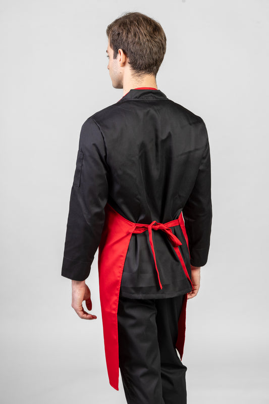 Sort bucatarie cu pieptar ajustabil rosu tercot 195g Patrick