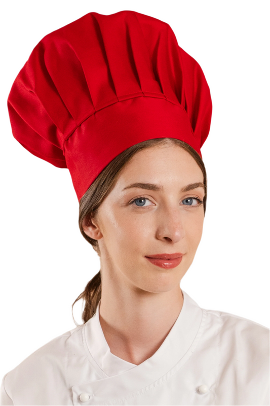 Boneta bucatar rosie unisex tercot 195g Boni