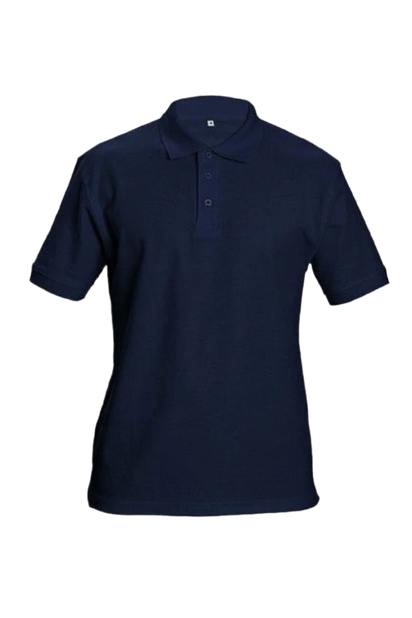 Tricou polo bleumarin unisex bumbac 190g Dhanu
