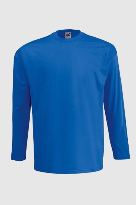 Tricou Valueweight albastru cu maneca lunga