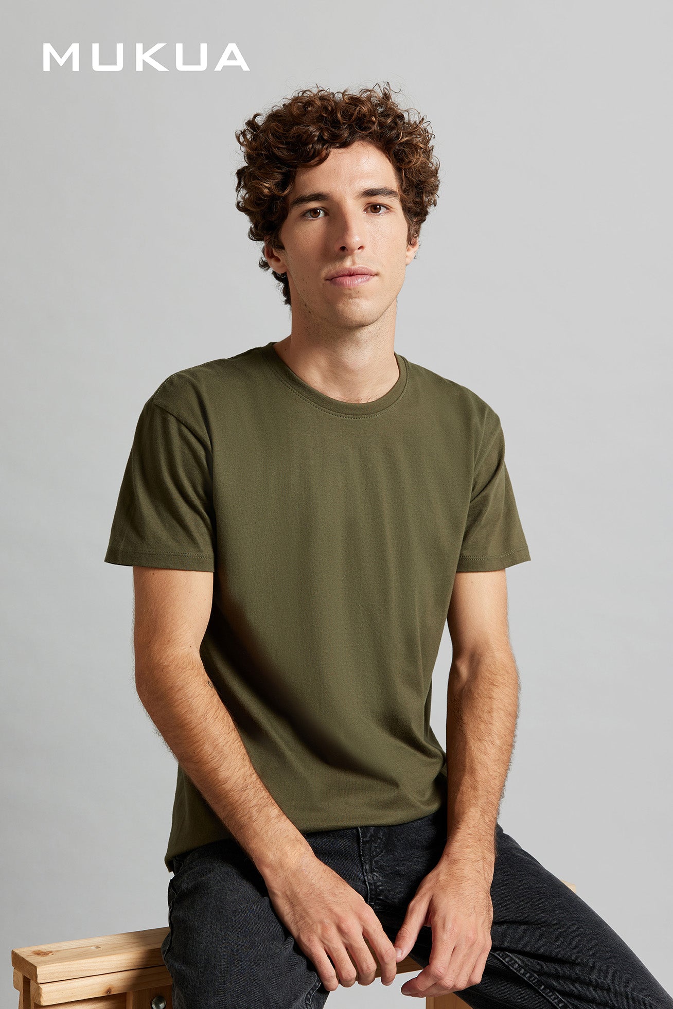 Tricou jersey tubular simplu 155g maneca scurta negru Melbourne