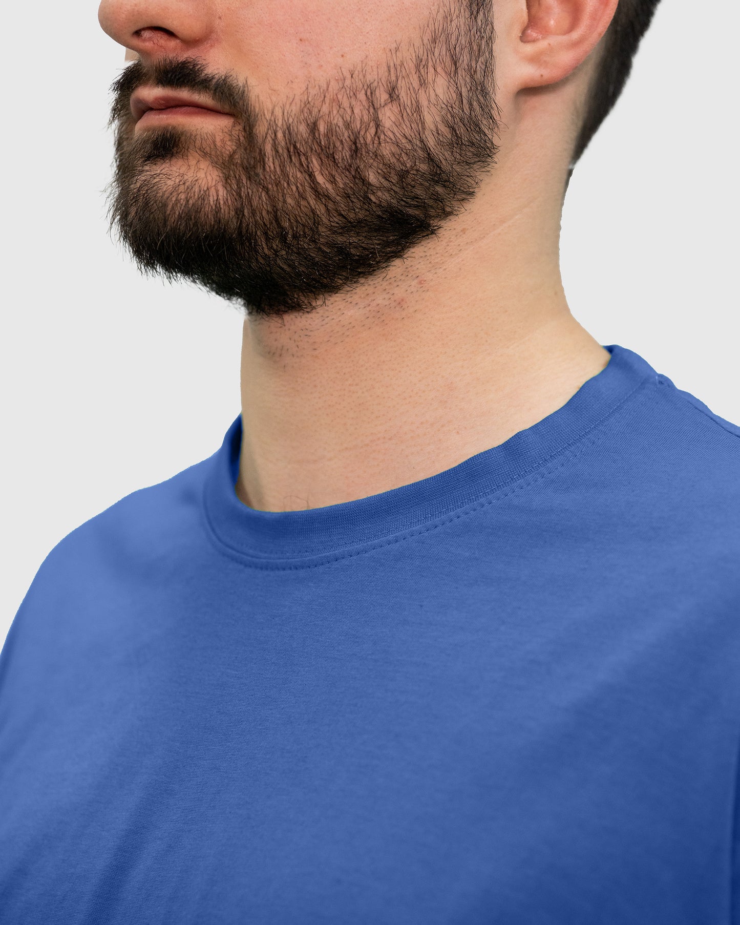 Tricou albastru unisex bumbac 150g Regent