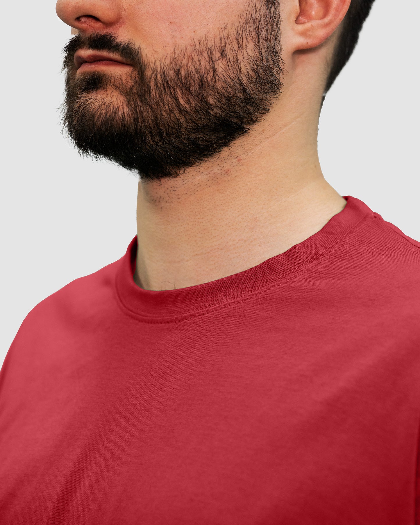 Tricou rosu unisex bumbac 150g Regent