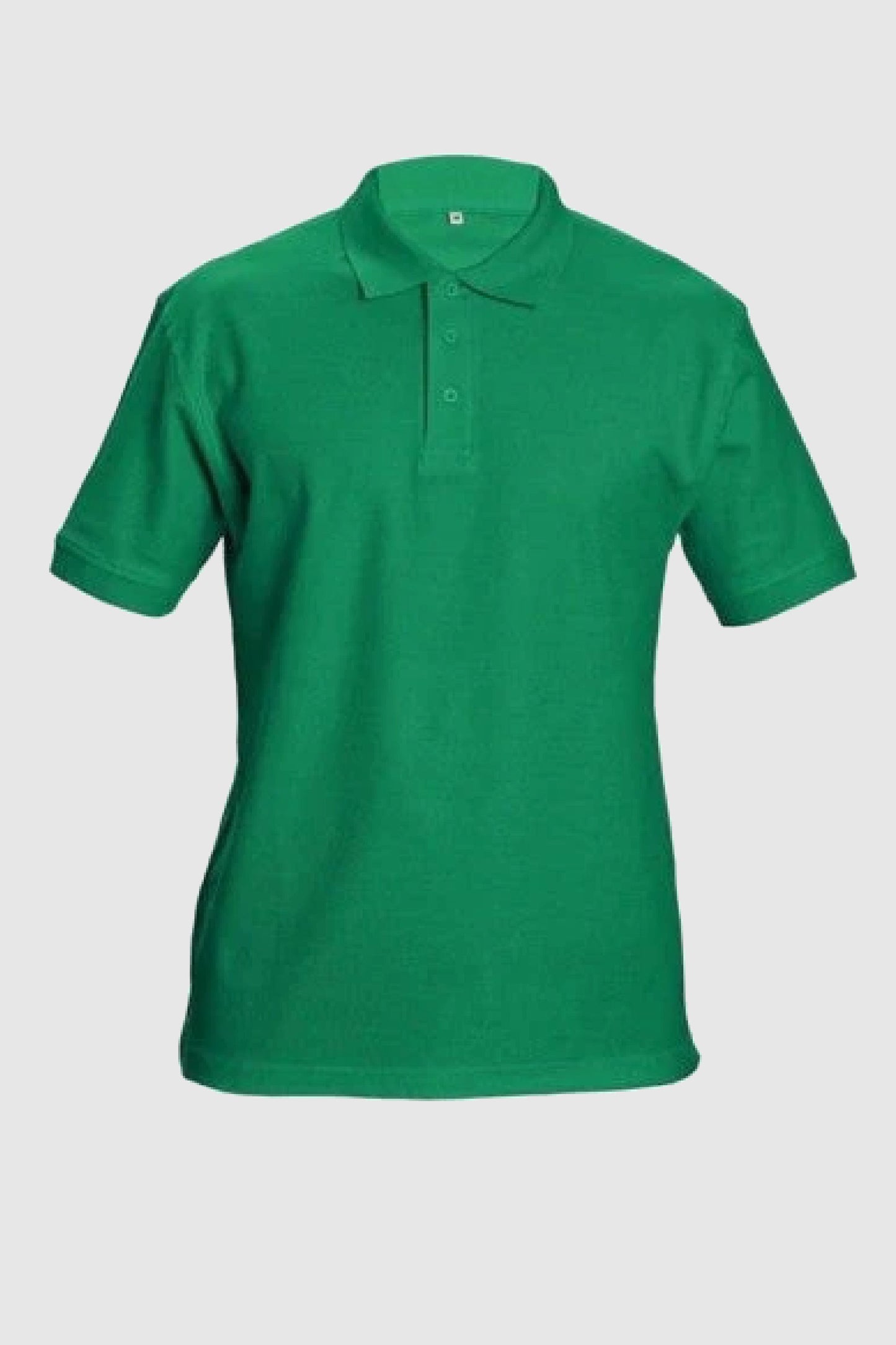 Tricou polo verde unisex bumbac 190g Dhanu